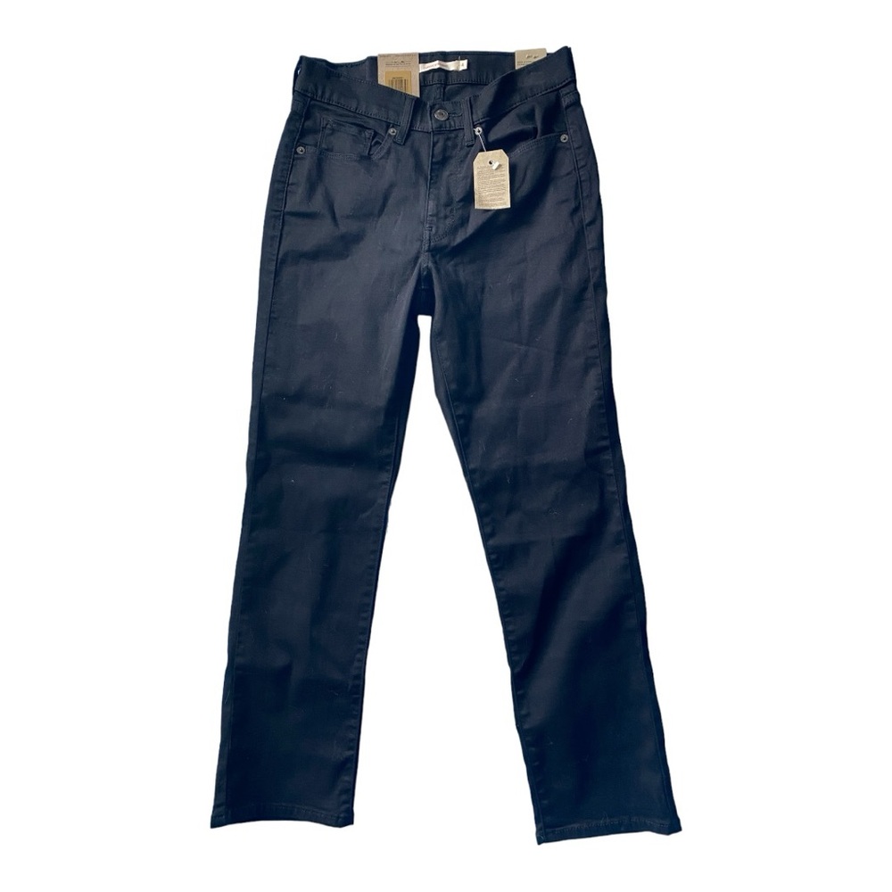 NWT: Levi’s Black Classic Straight Women Size 4 Short W27 x L28